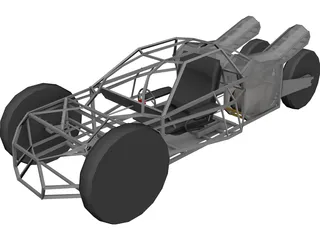 Dune Buggy 3D Model