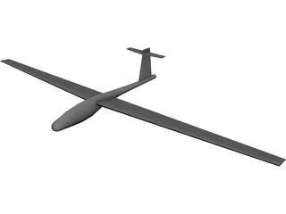 Glider Segelflieger 3D Model