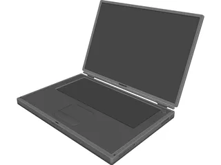 Powerbook G4 Titanium 3D Model