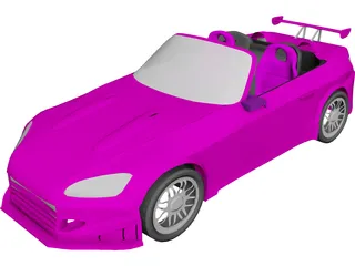 Honda S2000 [Tuned] 3D Model