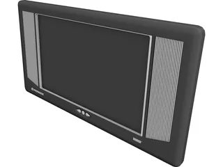 Pioneer LCD TV Wide 3D Model 3D Preview