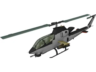 Boeing AH-64 Apache 3D Model