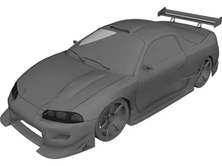 Mitsubishi Eclipse [Tuned] 3D Model