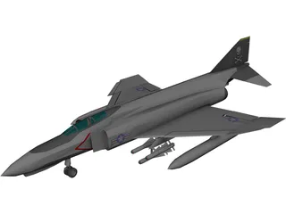F-4 Phantom II 3D Model