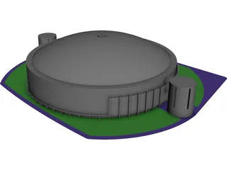 Astrodome Houston 3D Model