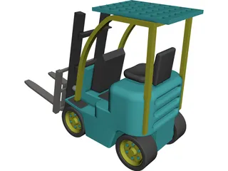 Forklift 3D Model