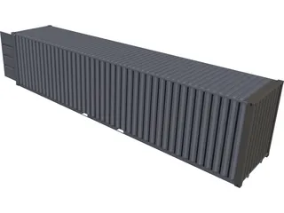 Container 40ft CAD 3D Model