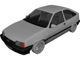 Opel Kadett 3D Model