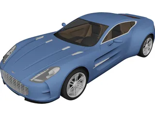 Aston Martin One-77 3D Model