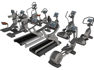 Excite Group Visio Fitness Set 3D Model