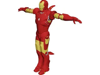 Iron Man [Rigged] 3D Model