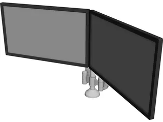 Monitors 3D Model