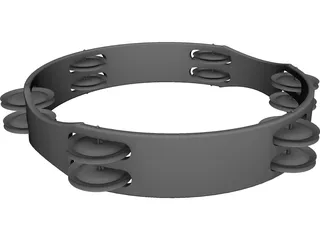 Tambourine 3D Model