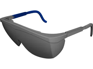 Safety Glasses 3D Model