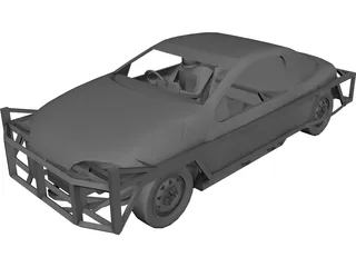 Opel Tigra 1300 Stockcar 3D Model