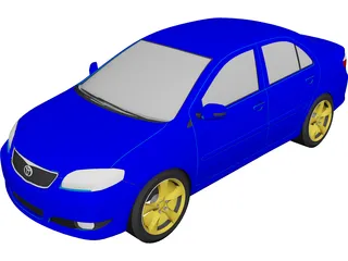 Toyota Vios 3D Model