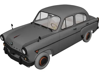 AZLK Moskvich 407 3D Model