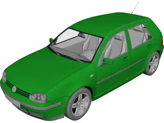 Volkswagen Golf IV (5 doors) 3D Model