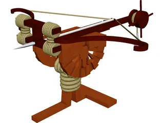 Roman Ballista 3D Model