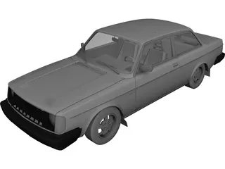 Volvo 242 Turbo (1976) 3D Model