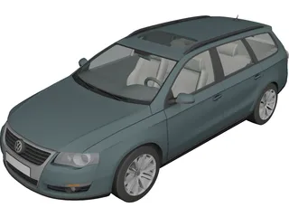 Volkswagen Passat Variant (2006) 3D Model