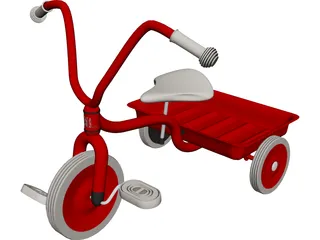 Tricycle Child 3D Model