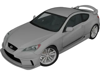 Hyundai Genesis Coupe Sport (2010) 3D Model