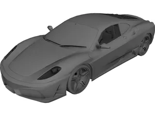 Ferrari F430 Scuderia 3D Model