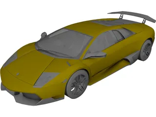 Lamborghini Murcielago LP670 3D Model 3D Preview