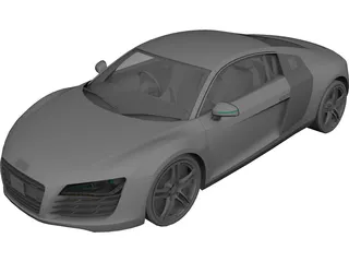 Audi R8 3D Model