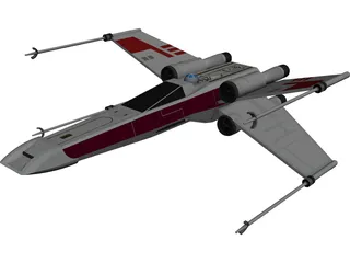 Star Wars X-Wing 3D Model