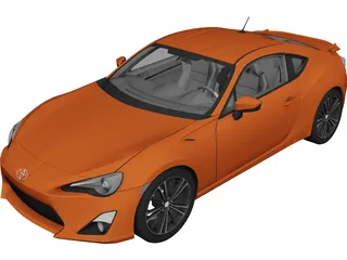 Toyota FT86 3D Model