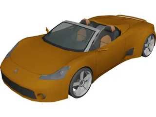 Acura XRX Concept 3D Model 3D Preview
