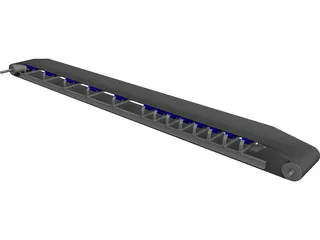 Conveyor Belt 3D Model 3D Preview