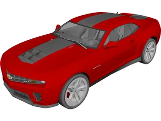 Chevrolet Camaro ZL1 (2012) 3D Model