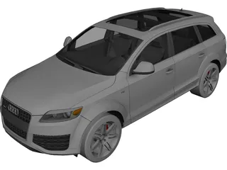 Audi Q7 V12 TDI (2010) 3D Model