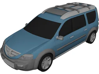 Dacia Logan Steppe Concept (2006) 3D Model