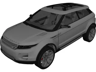 Land Rover LRX Concept (2008) 3D Model