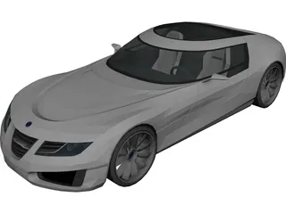 Saab Aero X Concept 3D Model