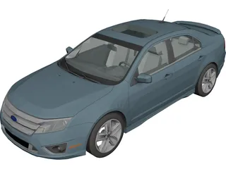 Ford Fusion Sport 3D Model