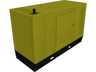 Diesel Generator Type A CAD 3D Model