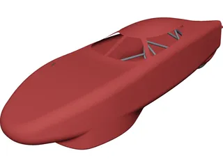 Supermileage Car SDSMT CAD 3D Model
