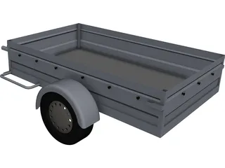 Trailer CAD 3D Model