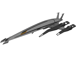 SR-2 Normandy CAD 3D Model