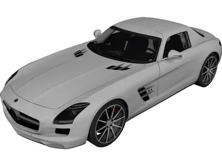 Mercedes-Benz SLS AMG (2011) 3D Model 3D Preview