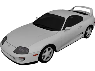Toyota Supra RZ (1998) 3D Model