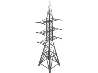 Electric Tower 3D Model 3D Preview
