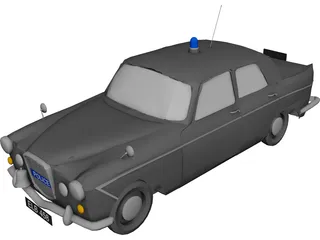 Wolseley 6/110 Metropolitan Police 3D Model