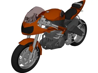 Honda CB150R 3D Model
