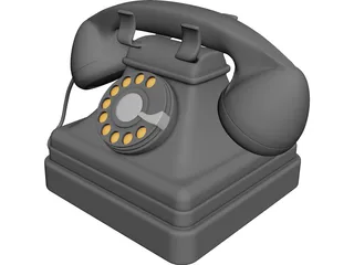 Phone Antique 3D Model
